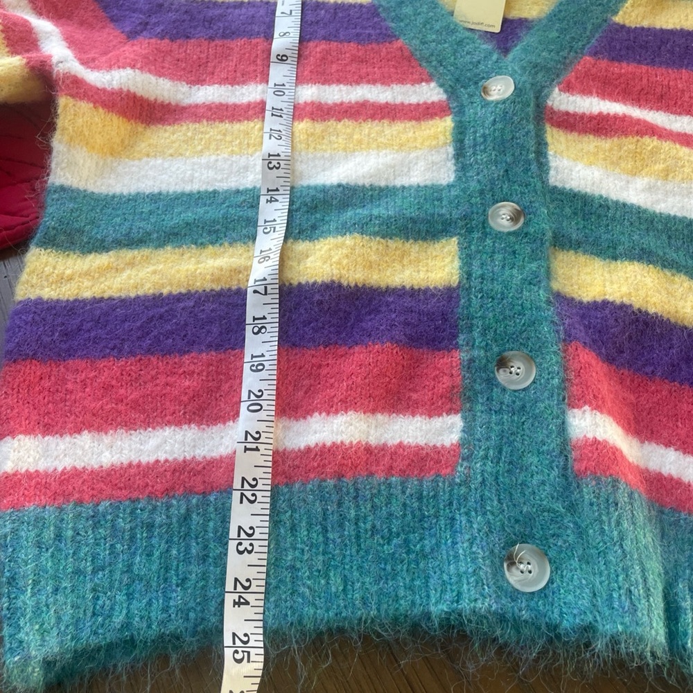 JODIFL Multicolor Striped Cardigan - Picture 6 of 6